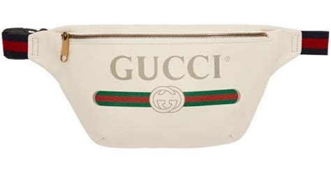 gucci fanny pack white